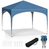 Woltu Faltpavillon 3 x 3 m Blau