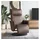 vidaXL Relaxsessel mit Fußteil Kunstleder 90 x 105 x 90 cm Braun drehbar