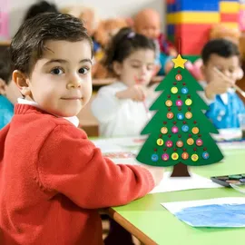 Zolta Adventskalender Weihnachtsbaum Filz 90 cm DIY
