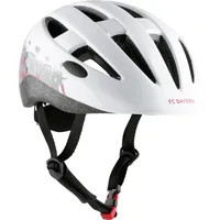 FC Bayern München FCB Helm | Kinder-Fahrradhelm | weiß