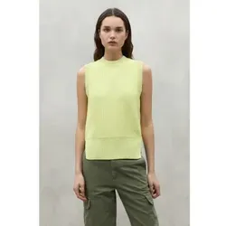 ECOALF für Damen. MCWGAKNHIEDR0649S24-526 Weste Efeugrün (L), Lässig, Bio-Baumwolle, Nachhaltig, Recycelte Baumwolle