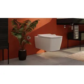 Vitra Aquacare Metropole Wand-Tiefspül-WC mit WC-Sitz Weiß