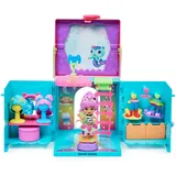 Spin Master Gabby‘s Dollhouse, Rainbow Closet, tragbares Regenbogen Kleiderschrank Spielset mit Gabby Figur,