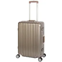 TRAVELHOUSE London 4-Rollen M 65 cm / 67 l gold/silber