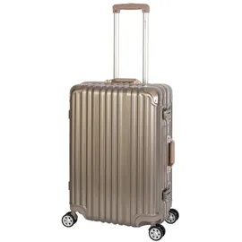 TRAVELHOUSE London 4-Rollen M 65 cm / 67 l gold/silber