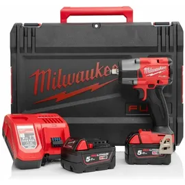 Milwaukee M18 FMTIW2F12-502X inkl. 2 x 5,0 Ah + Schnellladegerät + Koffer