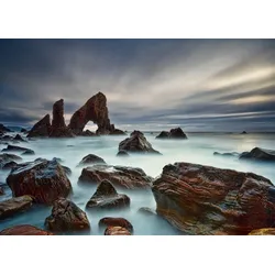 Fototapete PAPERMOON "Photo-Art DEREK SMYTH, SEEBOGEN AM KROY-KOPF", bunt, B:4,50m L:2,80m, Vlies, Tapeten