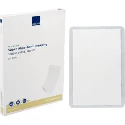 ABENA® Wundauflage, doppelseitig, steril, weiß 1010002363 , 1 Packung = 10 Stück, Maße: 20 x 30 cm