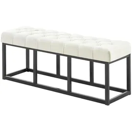 CLP Sitzbank Amun I Mit Stoff-Bezug I Mit Schwarzem Metallgestell