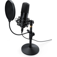 Liam&daan Profi Podcast Set - USB Studiomikrofon Großmembran Kondensatormikrofon