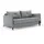 Innovation Living Schlafsofa Cubed mit Armlehnen Stoff Grau Granit 140 cm