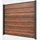 Gutta Sichtschutzzaun-Element 202 x 186 cm Anthrazit Schichtstoffplatten