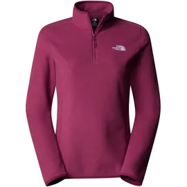 The North Face Damen 100 Glacier 1/4 Zip Pullover (Größe M, lila)