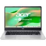 Acer Chromebook 314 (CB314-3HT-C0CQ) Laptop | 14" FHD Touch-Display | Intel Celeron N4500 | 8 GB RAM | 128 GB eMMC | Intel UHD Graphics | Google ChromeOS | Silber