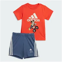 Adidas Disney Micky Maus T-Shirt-Set Bright Red / Off White / Semi Spark 62