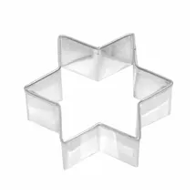 Birkmann Ausstechform Stern, 5 cm, Weißblech