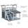 dehner lieblinge Katzenhaus Maison 78 x 75 x 73 cm grau/weiß