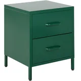 Beliani Nachtschrank Malavi 43 x 55 x 43 cm Grün