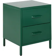 Beliani Nachtschrank Malavi 43 x 55 x 43 cm Grün
