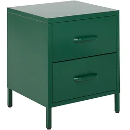 Beliani Nachtschrank Malavi 43 x 55 x 43 cm Grün