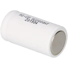 Quality Batteries NiCd SUB-C Zelle 1,2V 2000mAh Hochtemperatur