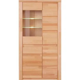 OTTO home Vitrine Burani 90 x 35 x 170 cm Beige