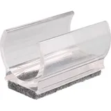 Wagner Klemmgleiter-Set EH0694 Transparent/Grau 50 mm x 22 mm x 31 mm 4-tlg.