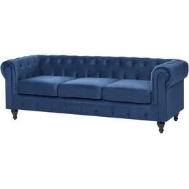 Beliani Sofa 3-Sitzer Chesterfield