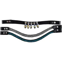 HKM Hobby Horsing Stirnband Blau/Silber