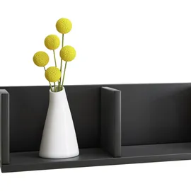 VCM Bücherregal 97 x 17 x 15 cm Schwarz