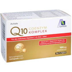 Coenzym Q10 100 mg Kapseln+Vitamine+Mineralstoffe