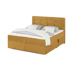 Jette Home Motor-Boxspringbett  Jette Patch , gelb , Maße (cm): B: 162 H: 127