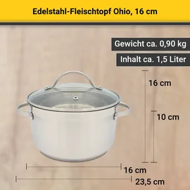 Krüger Ohio Fleischtopf 16 cm