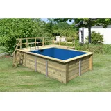 Karibu Rechteck Pool Modell 2 Variante C 440 x 350 x 124 cm