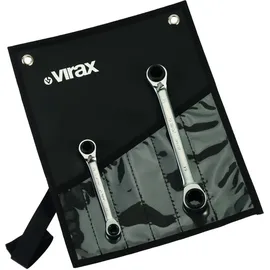 VIRAX Knarrenschlüssel 2-tlg. 4 in 1