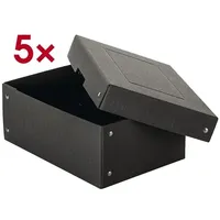 Falken Archiv-Box »PURE Box Black DIN A5, 100mm« 5