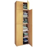 VCM Kleiderschrank »Lona«, BxHxL: 39 x 223 x 70 cm, - braun