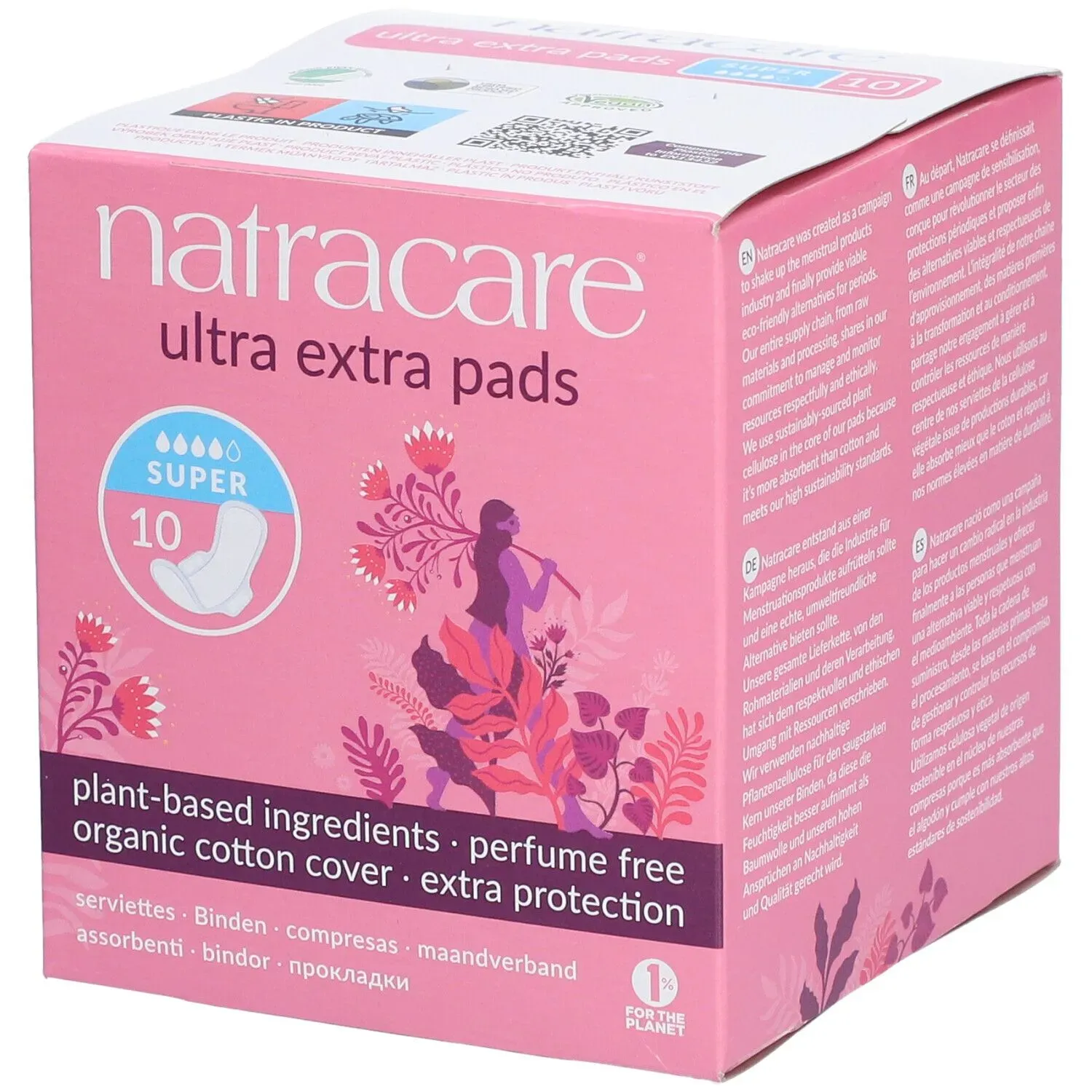 Natracare® Ultra Extra Höschen Super mit Flügeln