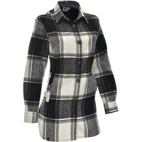 Maul Damen Bluse Sanremo lange Flanell Bluse, dark grey,