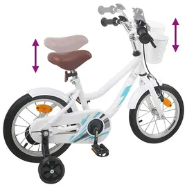 vidaXL Kinderfahrrad 12 Zoll weiß