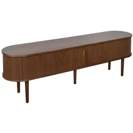 miliboo EPIC Vintage-TV-Möbel 180 cm Gelb