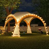 Swing&Harmonie Swing & Harmonie LED Event Pavillon 3,6 x 3,6 m inkl. 2 Seitenteile Orange