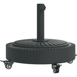 vidaXL Schirmständer Beton 27 kg Schwarz