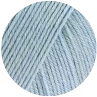Lana Grossa Meilenweit Seta Häkelwolle, 400 m blau