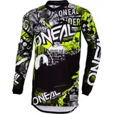 O'Neal Element Jersey Attack | Erwachsene | Schwarz Neon-Gelb | Größe M