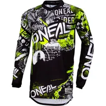 O'Neal Element Jersey Attack | Erwachsene | Schwarz Neon-Gelb | Größe M