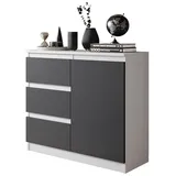 OEM Kommode 80 x 0 x 0 cm Weiß/Anthrazit