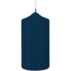 Kopschitz Kerzen 8 Stumpen Kerzen Spitzkopf Blau Petrol 250 x Ø 60 mm