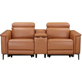 OTTO home Couch Kunstleder 2-Sitzer Braun