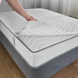 sleezzz Basic Komfortschaumtopper 120 x 200 cm Weiß
